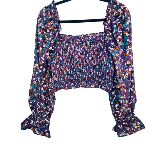 NWT Small Band Of The Free Floral Smocked Blouse - Picture 7 of 13